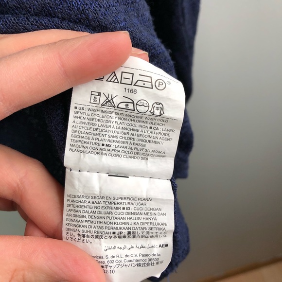 Old navy Navy Sheer dolman Womens Top Sz XL - Picture 4 of 6